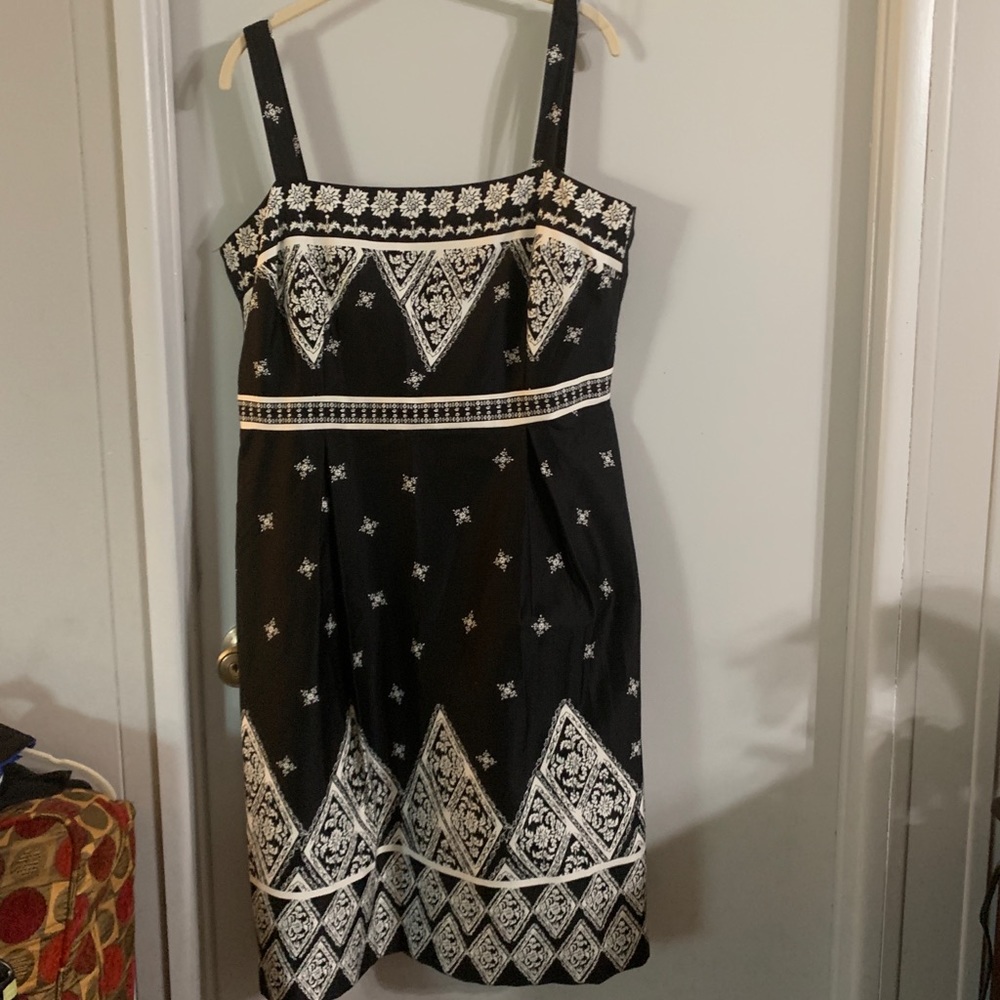 Spaghetti strap shift dress